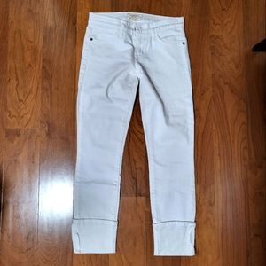 Current/Elliott White Skinny Jeans Size 24